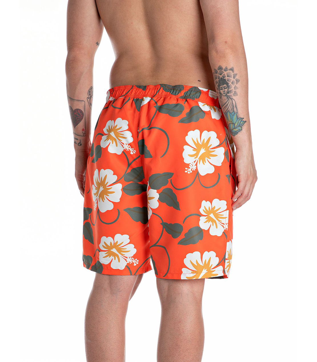 アロハママ　 ハイビスカスアロハ スイムショーツ(セットアップモデル）｜REPLAY